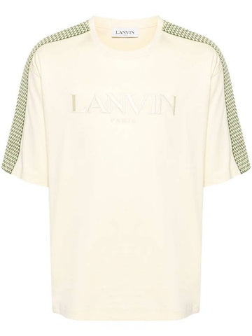 LANVIN T-SHIRT BRODÉ LANVIN SIDE CURB - LANVIN - BALAAN 1