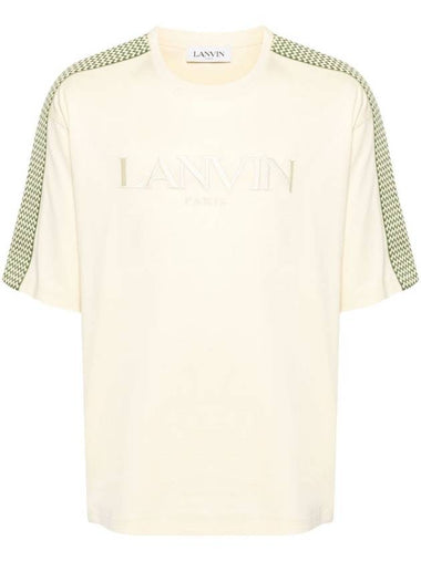 LANVIN T-SHIRT BRODÉ LANVIN SIDE CURB - LANVIN - BALAAN 1