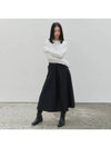 Multi-pleated flared skirt black - NOIRER FOR WOMEN - BALAAN 2