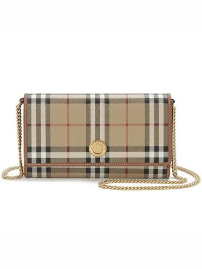 Vintage Check Chain Mini Cross Bag Archive Beige - BURBERRY - BALAAN 2