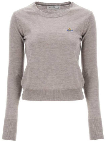 Bea Jumper Knit Top Grey - VIVIENNE WESTWOOD - BALAAN 1