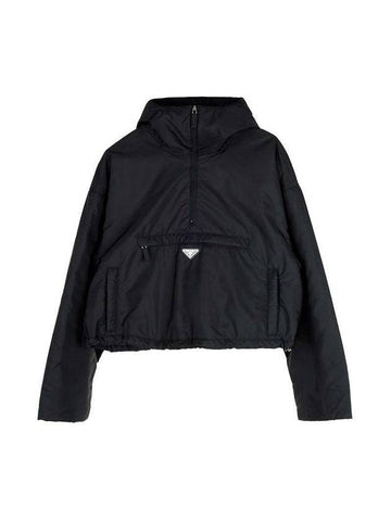 Re-Nylon Blouson Jacket Black - PRADA - BALAAN 1