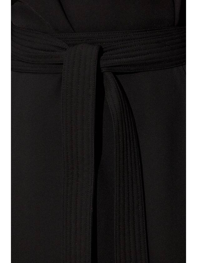 Emporio Armani Dress With Belt, Women's, Black - EMPORIO ARMANI - BALAAN 5