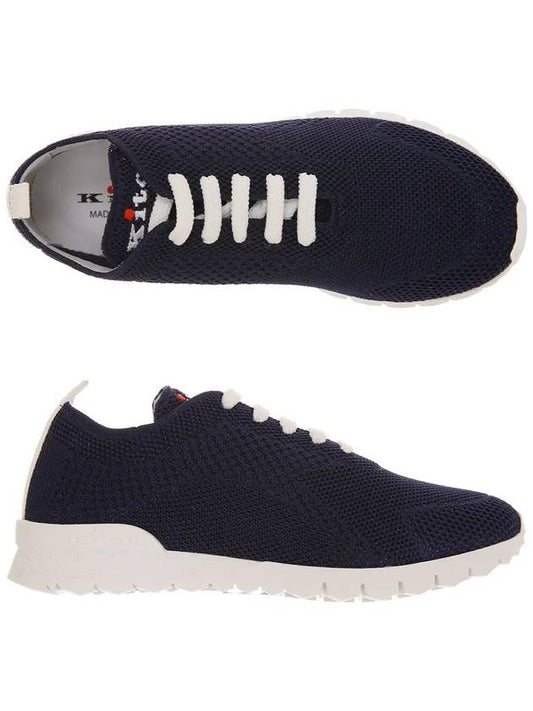 Women's Cashmere Low Top Sneakers Navy - KITON - BALAAN 2