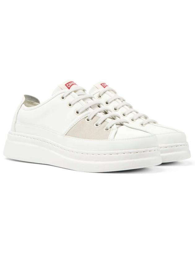 Twins Leather Low Top Sneakers White - CAMPER - BALAAN 3