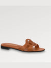 LV Isola Flat Mule Sandals Brown Slippers - LOUIS VUITTON - BALAAN 3