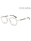 Glasses Frame VES984F 0301 Round Titanium Men Women - ESCADA - BALAAN 2