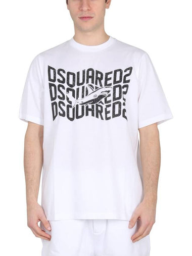 23 ss logo print t-shirt S74GD1089S23009100 B0040197948 - DSQUARED2 - BALAAN 1