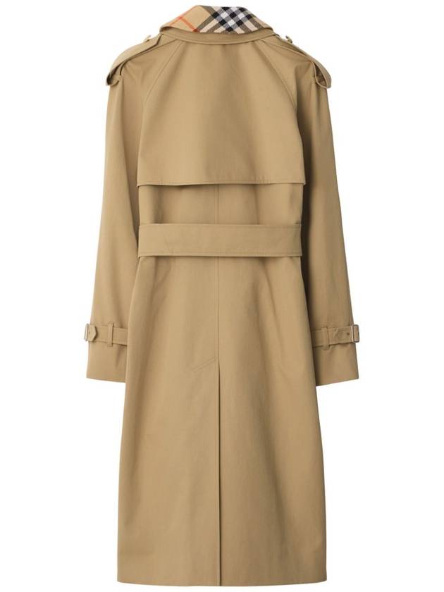 Notched Lapel Trench Coat Beige - BURBERRY - BALAAN 3