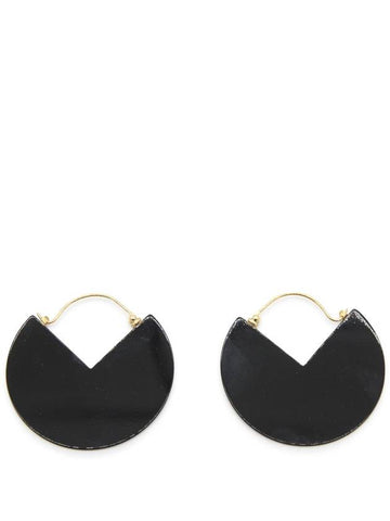 Black Brass 90deg Earrings BL0066FAA3B21B01BK B0560955815 - ISABEL MARANT - BALAAN 1