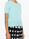 Bea Embroidery Logo Knit Top Aqua - VIVIENNE WESTWOOD - BALAAN 5