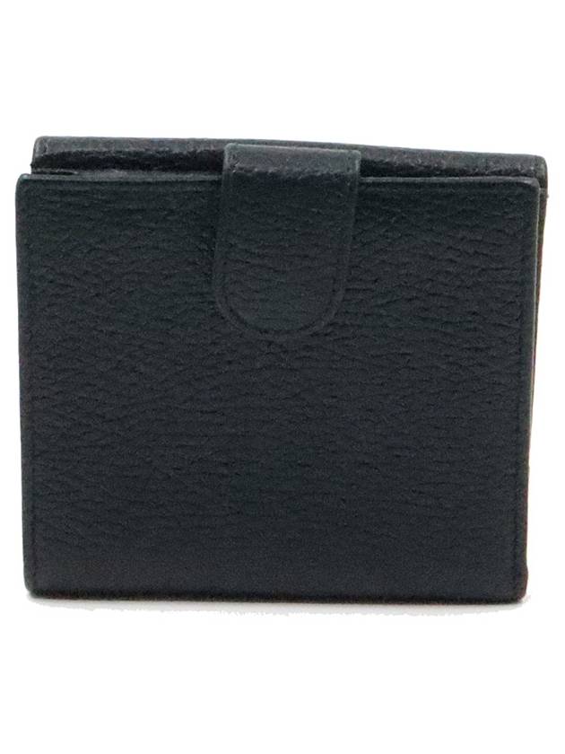 Women s Gucci 615525 Black Leather Interlocking GG Flap Half Wallet gt Gangbuk used luxury goods - GUCCI - BALAAN 4