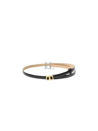 T Logo Leather Belt Black - TOD'S - BALAAN 2