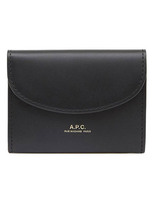 Geneve Flap Card Wallet Black - A.P.C. - BALAAN 1