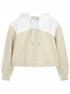 Eggshell Ck Logo Hoodie Beige - CALVIN KLEIN - BALAAN 2