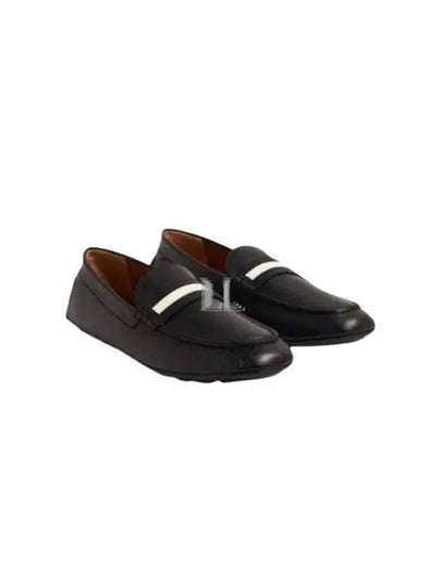 Carlos Leather Driving Shoes Black - BALLY - BALAAN 2