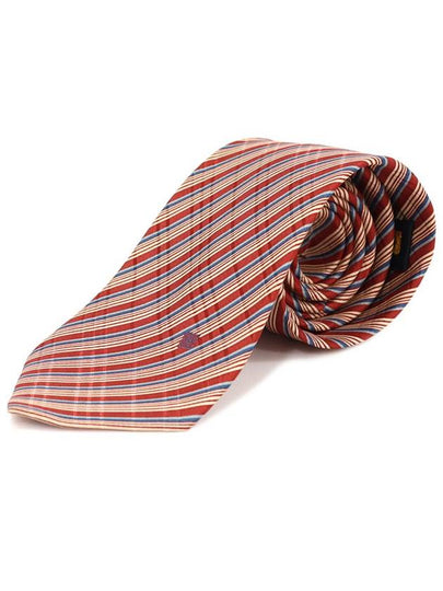 Pierre Cardin 100 silk red striped pattern tie - ETC - BALAAN 2