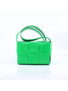 Cassette Small Leather Cross Bag Parakeet - BOTTEGA VENETA - BALAAN 2