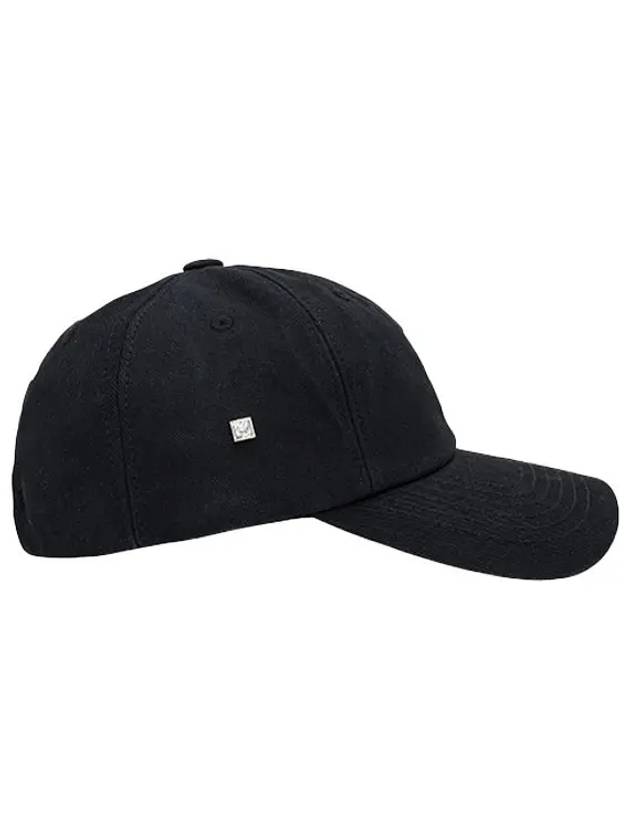 Embroidered Logo Cotton Ball Cap Black - WOOYOUNGMI - BALAAN 7