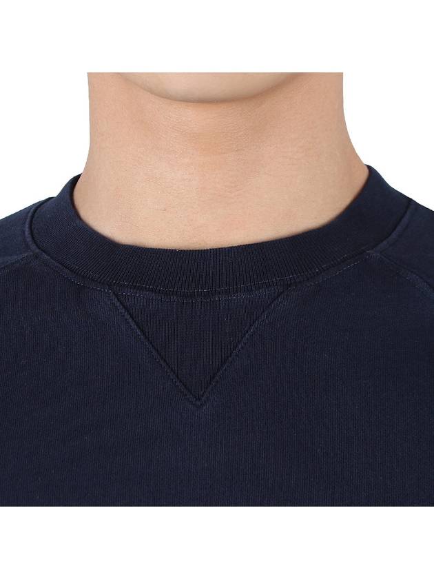 Chillax Fox Patch Classic Sweatshirt Navy - MAISON KITSUNE - BALAAN 7