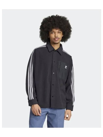 adidas polar fleece shirt black IZ1834 - ADIDAS - BALAAN 1