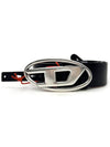 1DR D Buckle Leather Belt Black - DIESEL - BALAAN 3