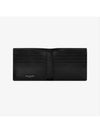 Tiny Monogram Half Wallet Black Gold - SAINT LAURENT - BALAAN 3