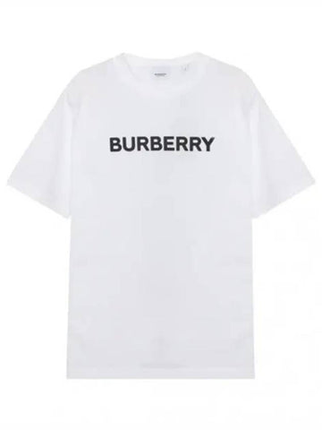 Logo Print Cotton T Shirt Women s Short Sleeve Tee - BURBERRY - BALAAN 1