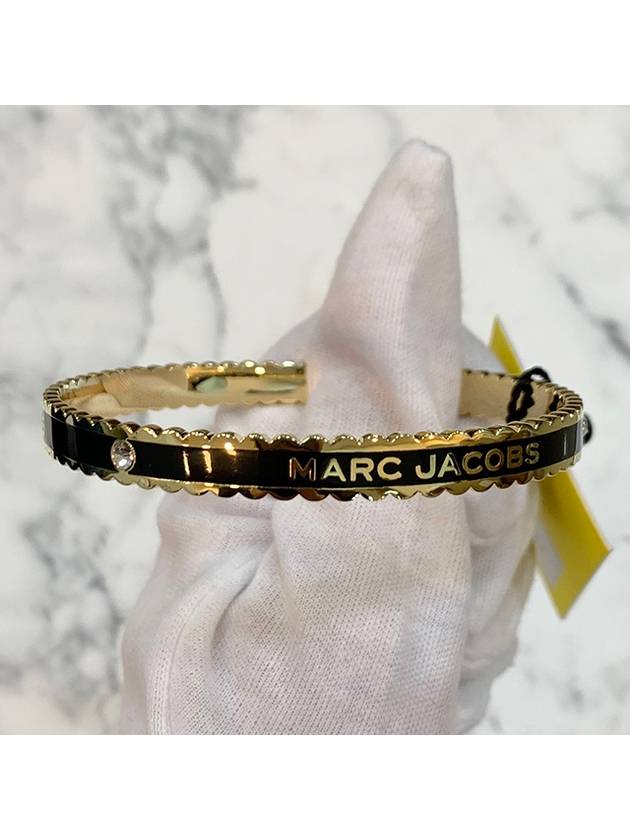 The Mardillion Scallop Bracelet Black Gold - MARC JACOBS - BALAAN 9