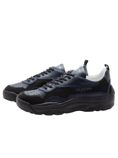 Gumboy Low-Top Sneakers Navy - VALENTINO - BALAAN 1