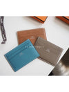 Citizen Twill Card Wallet Blue - HERMES - BALAAN 11