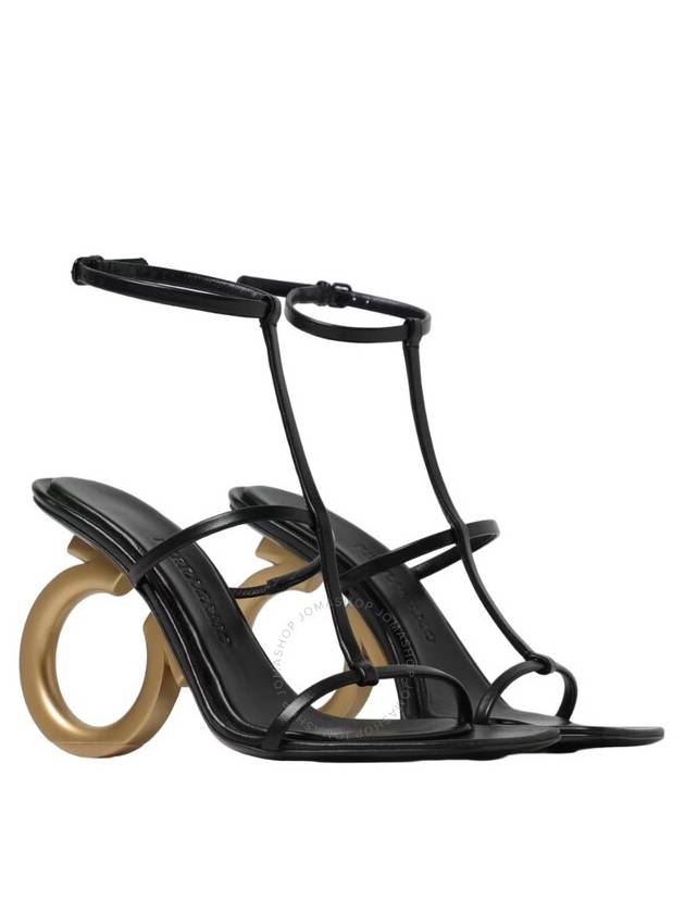 Elina Sandals Black - SALVATORE FERRAGAMO - BALAAN 3