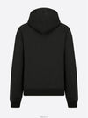 CD Icon Organic Cotton Fleece Hoodie Black - DIOR - BALAAN 3