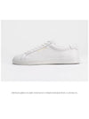 Men's Andy Leather Low Top Sneakers White - SAINT LAURENT - BALAAN 3