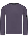 Diagonal Raised Fleece Lens Sweatshirt Purple - CP COMPANY - BALAAN 2