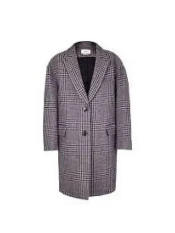 Limiza Check Pattern Coat Gray MA099922A084EECBK - ISABEL MARANT - BALAAN 1