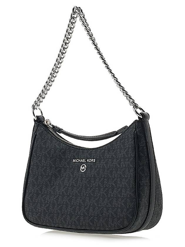 Jet Set Charm Small Logo Shoulder Bag Black - MICHAEL KORS - BALAAN 3