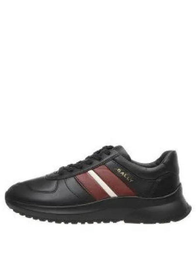 Darsyl Leather Low-Top Sneakers Black - BALLY - BALAAN 2