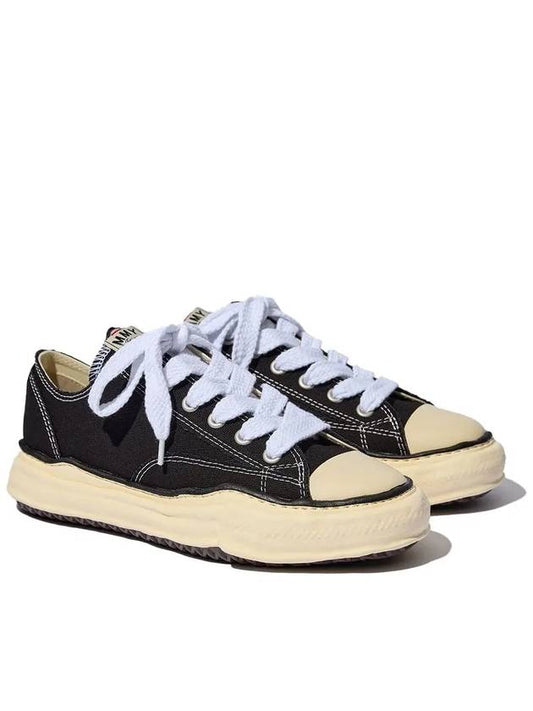 Yasuhiro Mihara Peterson Og Sole Canvas Low Top Sneakers Black - MIHARA YASUHIRO - BALAAN 2