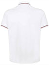 logo patch short sleeve PK shirt white - MONCLER - BALAAN 3