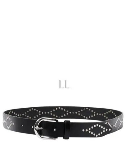 Liliana Studded Leather Belt Black - ISABEL MARANT - BALAAN 2