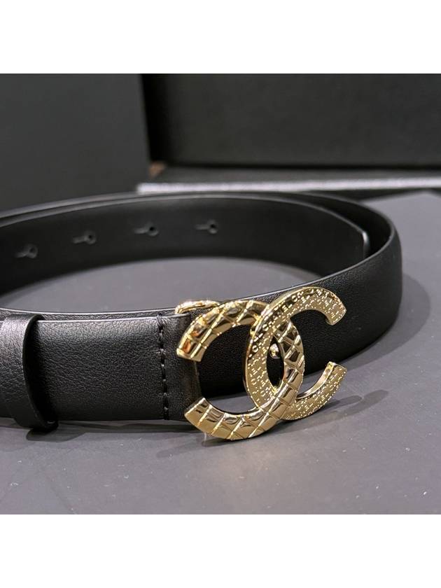 Women's Belt Calfskin Multi Gold Metal Size 75 - CHANEL - BALAAN 2