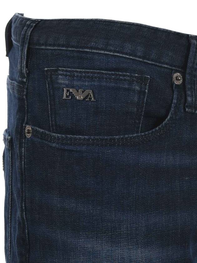 Denim Straight Pants 8N1J061D16Z 0942 Navy - EMPORIO ARMANI - BALAAN 5