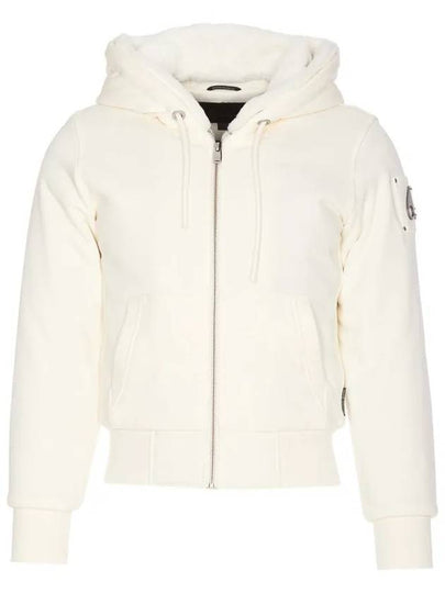 Classic Bunny Zip Up Hoodie White - MOOSE KNUCKLES - BALAAN 2