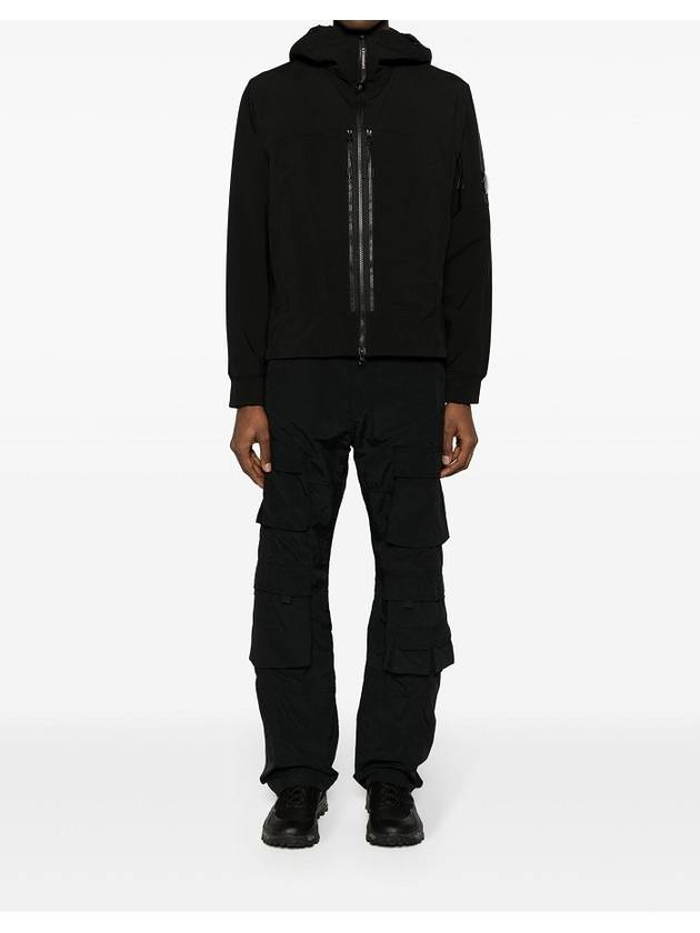 Shell R Hooded Jacket Black - CP COMPANY - BALAAN 6