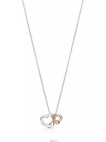 Tiffany Elsa Peretti Open Heart Pendant Necklace - TIFFANY & CO. - BALAAN 1