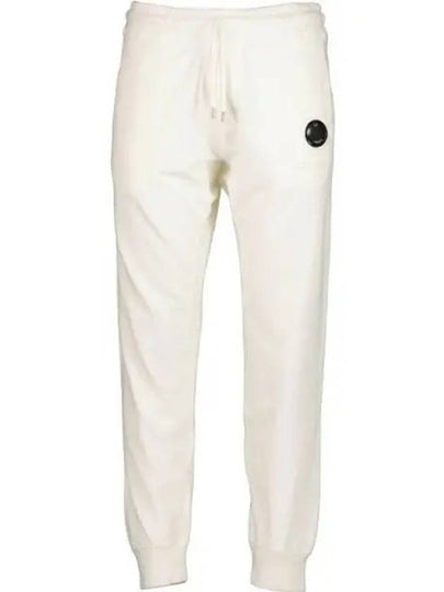 Light Fleece Utility Track Pants White - CP COMPANY - BALAAN 2