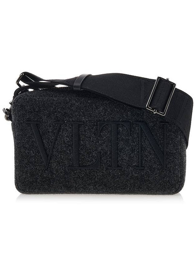 VLTN Logo Cross Bag Grey - VALENTINO - BALAAN 2