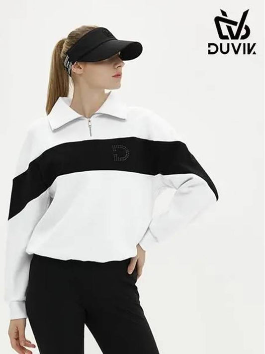 half zip-up blouson long sleeve t-shirt DD3WTS154DG - DUVIK - BALAAN 2