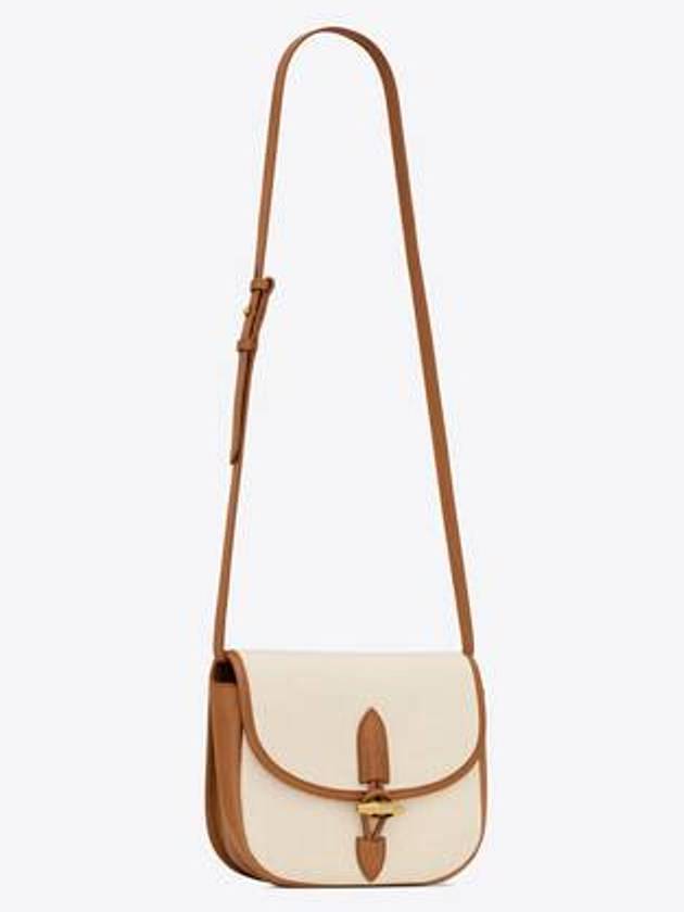 Le Caban Satchel Shoulder Bag Ivory - SAINT LAURENT - BALAAN 4